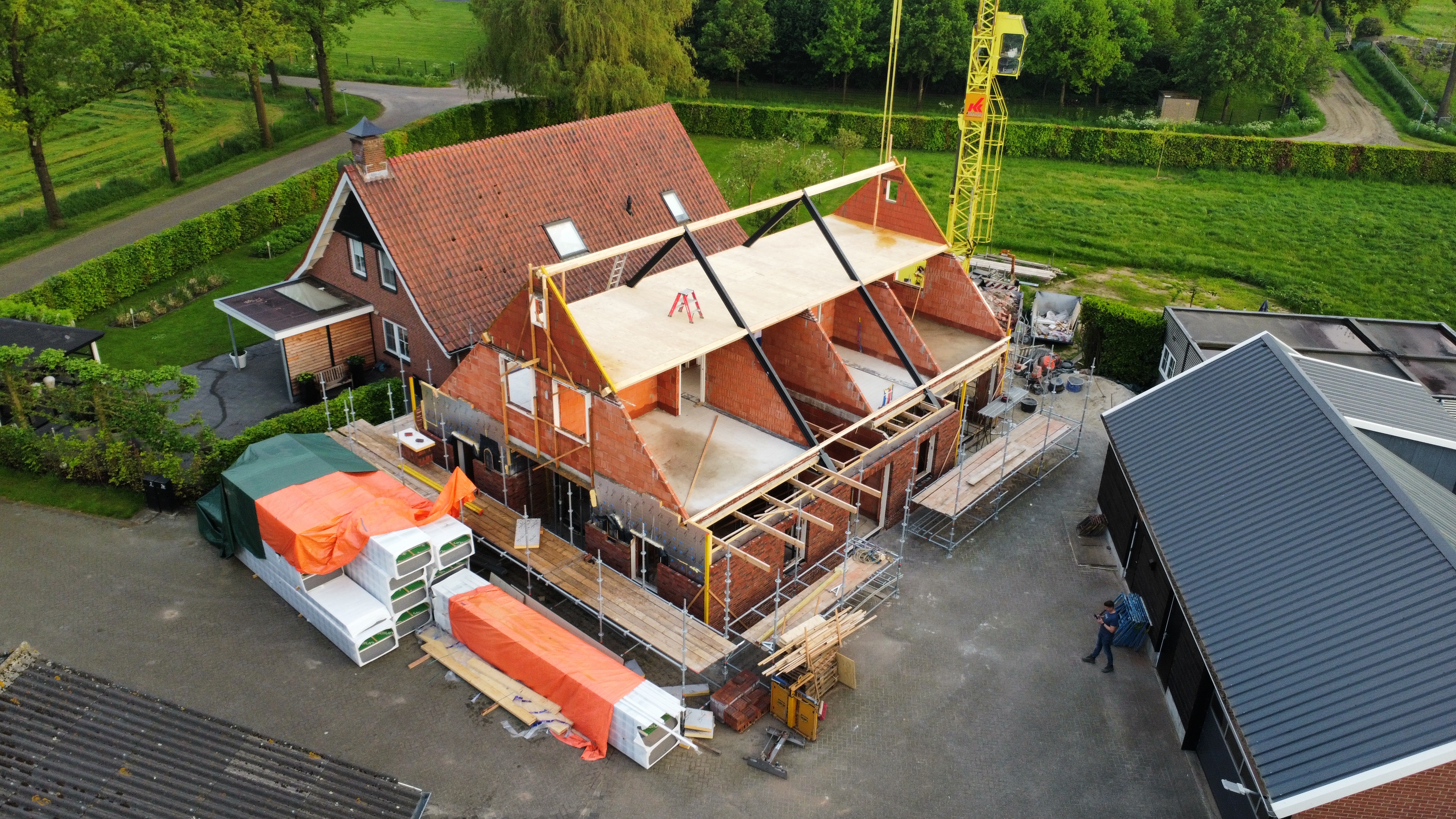 Uitbreiding woning Rossum foto
